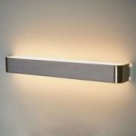Lotti – LED væglampe med nikkelfinish
