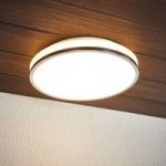 Lyss – LED loftslampe til badeværelset, kromkant