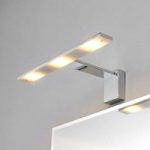 Lorik – smart LED-spejllampe, krom