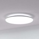 Universalhvid LED-loftlampe Jon, rund