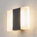 Börje – LED udendørs væglampe i firkantet form