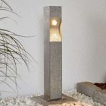 LED-pullertlampe Amelia med granit, 60 cm