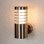 LED-udendørsvæglampe Dila af rustfrit stål