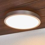 Liyan – sølvfarvet LED-loftslampe til badeværelset