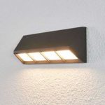 Cedrick – LED udendørs væglampe i mørkegrå