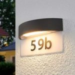 Husnummerlampe Alena med LED’er