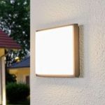 Kvadratisk LED udendørs loftlampe Amra