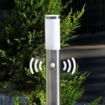 Kristof – sensor vejlampe af rustfrit stål
