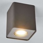GU10-LED-downlight Giliano af aluminium