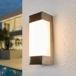 Severina – LED væglampe i rustfrit stål