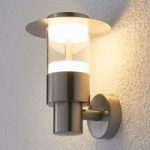 Anouk – LED-udendørsvæglampe af ædelstål